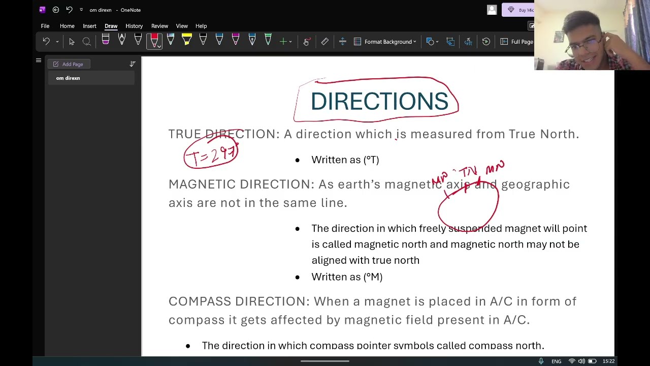 DGCA GENERAL NAVIGATION - DIRECTIONS EXPLAINED WITH NUMERICALS | COMPLETE CONCEPT