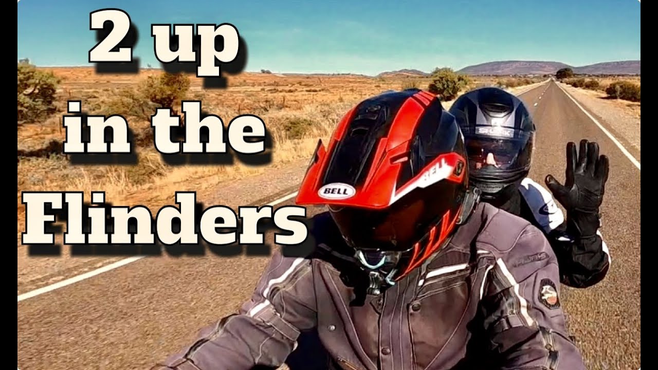 Two up in the FLINDERS RANGES - AFRICA TWIN