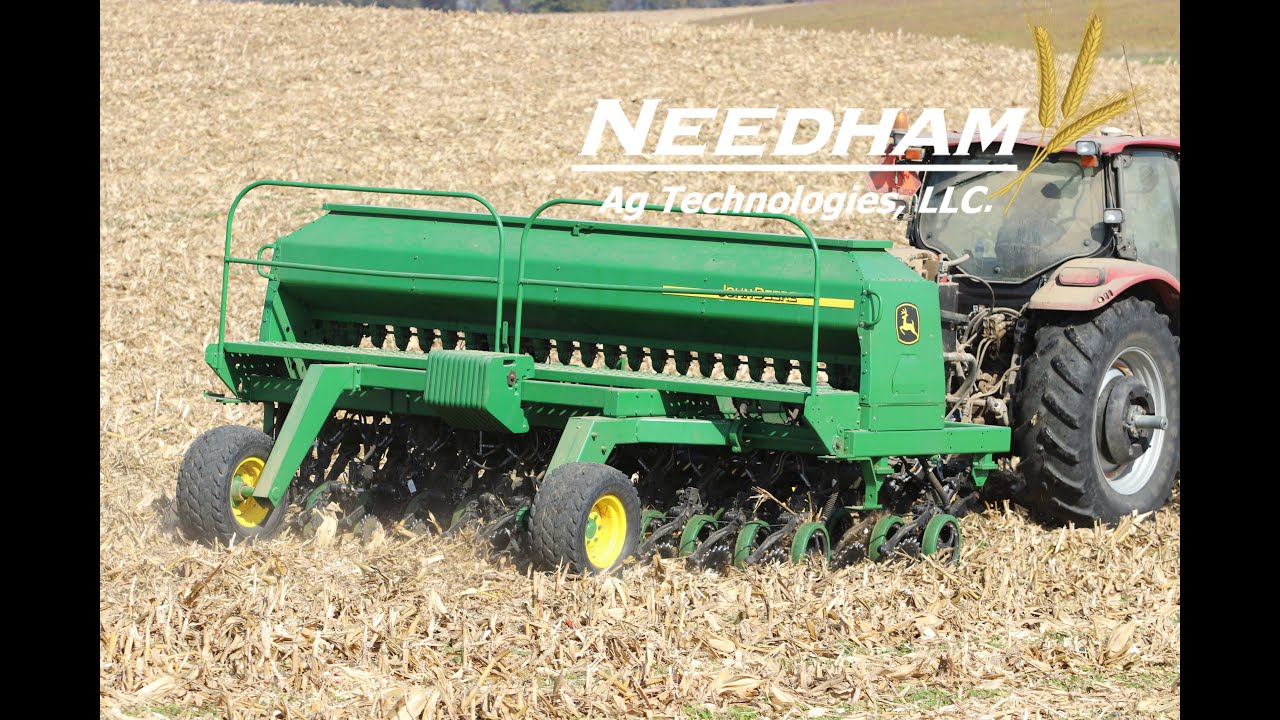 Needham Ag - Successful No till Wheat Into Corn Residue (And Spreading Corn Residue).