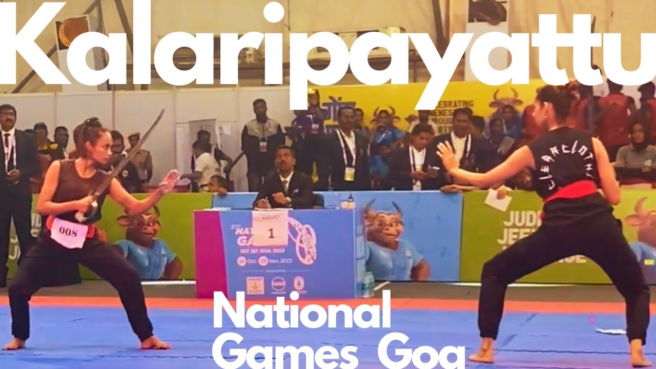 kalaripayattu Indian Martial Art National Games Goa Part One Kalari