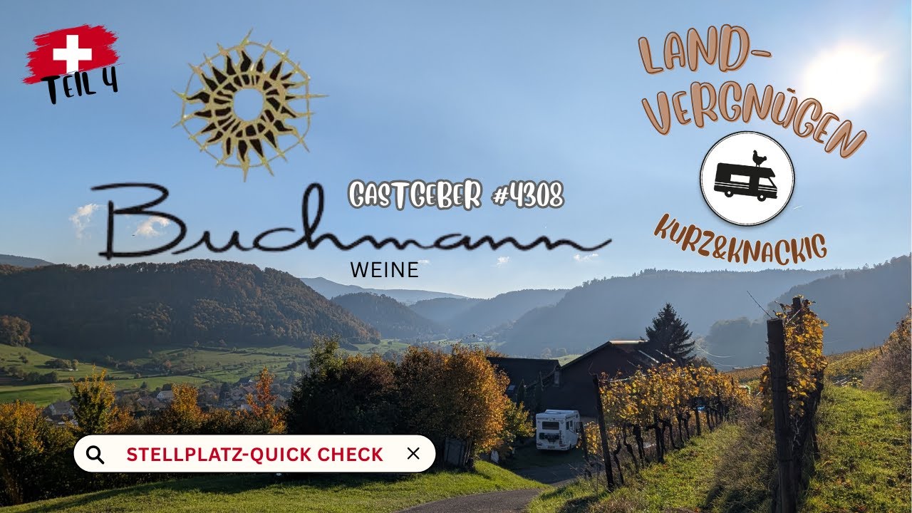Landvergnügen kurz & knackig #4: Wein, Wandern & Burgromantik im Aargau! Wohnmobistellpatz🍷🏰