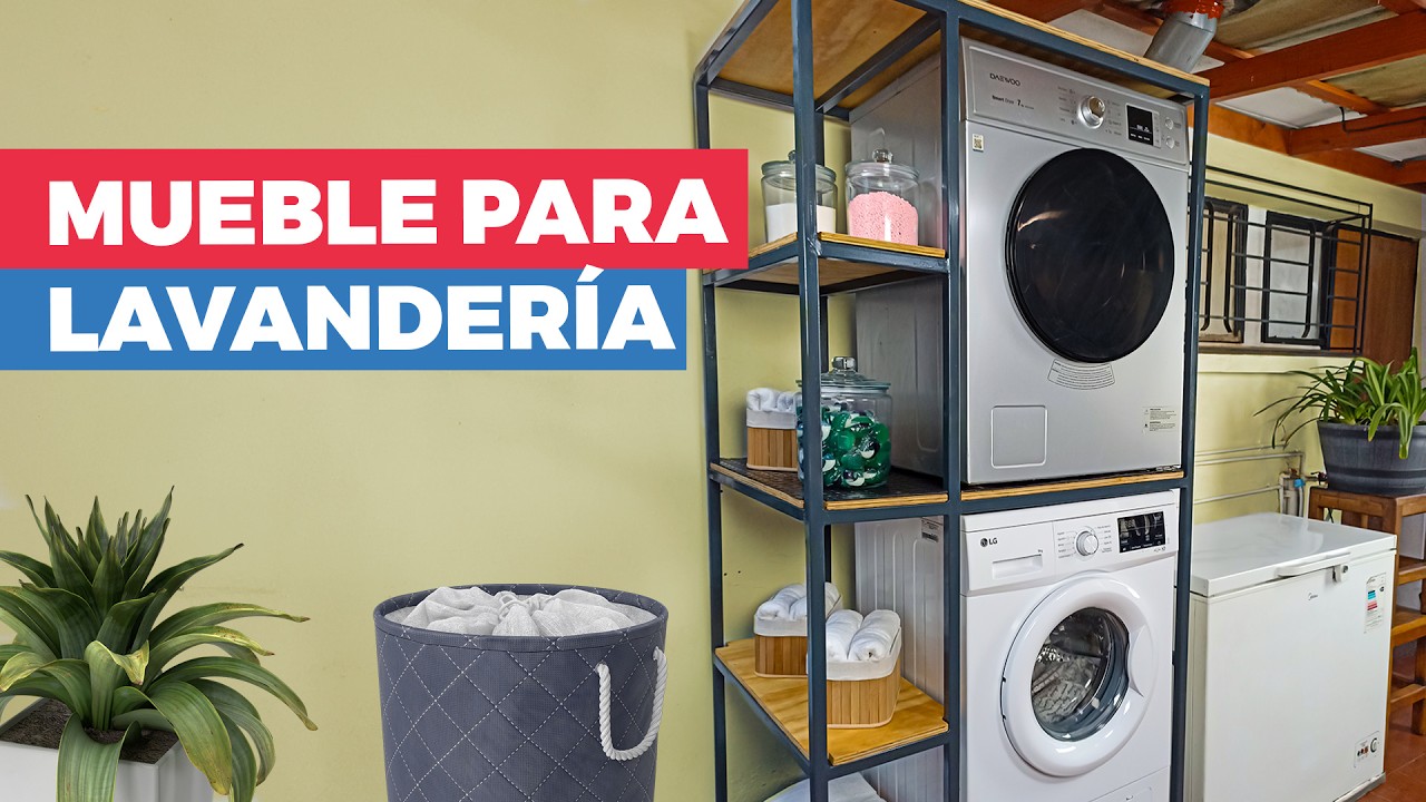 Cómo hacer un mueble de lavandería
