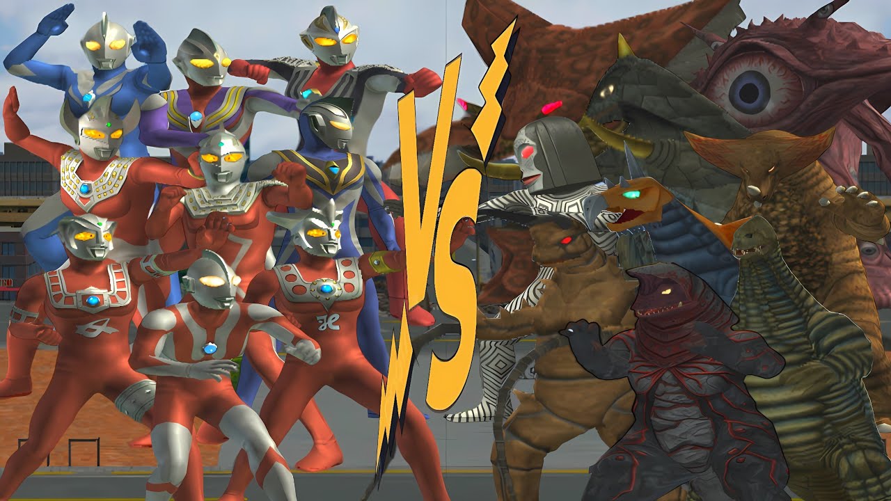 ウルトラマン VS GOLZA, ULTRAMAN ASTRA VS REDKING, LEO VS GUDON, ULTRASEVEN VS VAKISHIM #ウルトラマン #怪獣 #kaiju