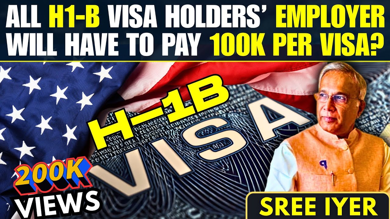 HUGE! From Sep 21, 2025 all H1-B visa holders will have to pay 100K per visa?