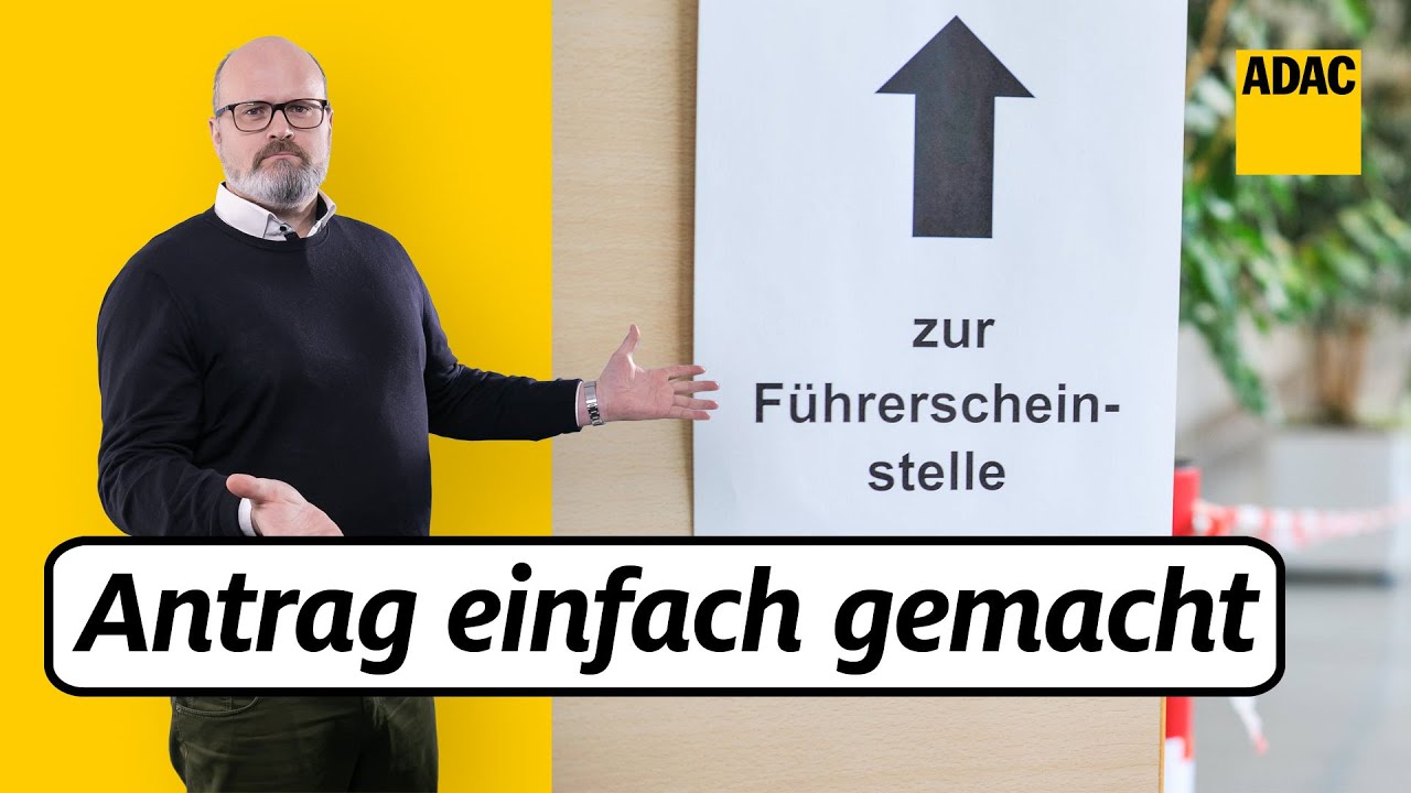 Führerschein-Antrag: Alles, was du wissen musst (Unterlagen, Behörde etc.) | ADAC | Recht? Logisch!