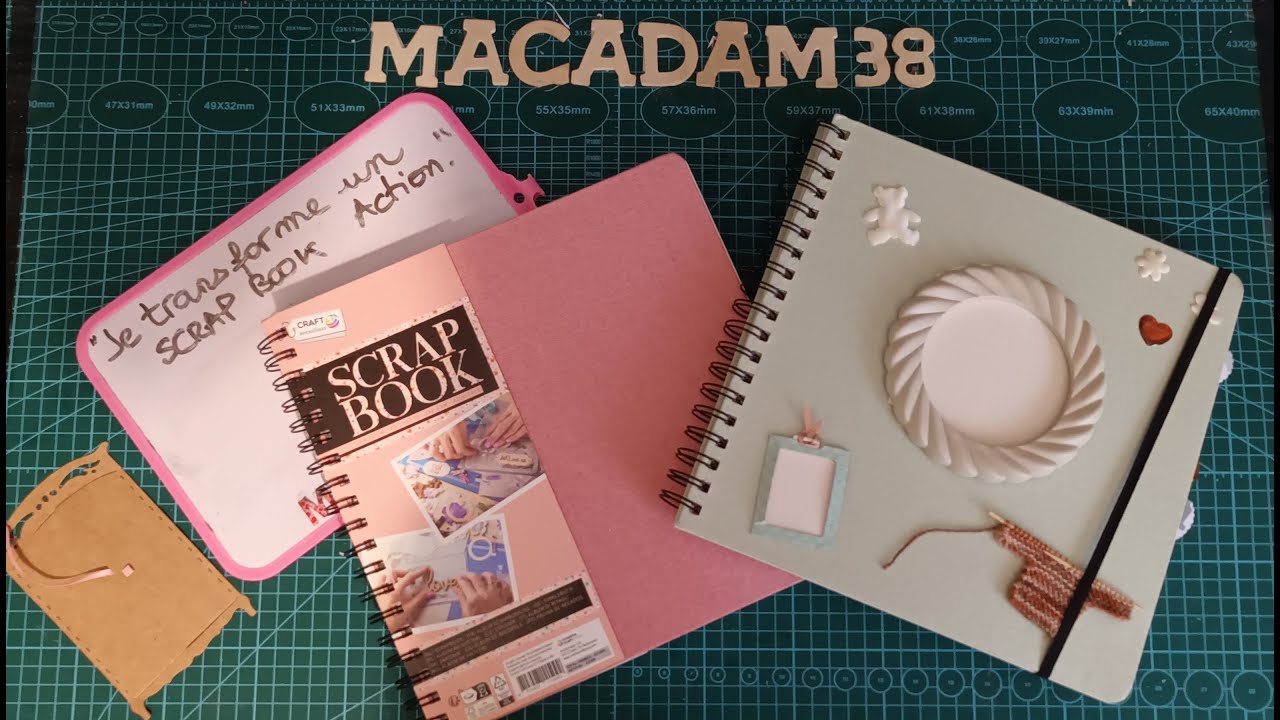 Je transforme un scrap book Action #scrapbooking #album #tutorial #albumphoto #naissance