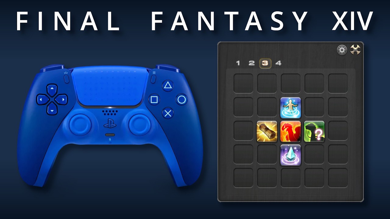 FFXIV: Как я использую новую панель команд на контроллере 🎮