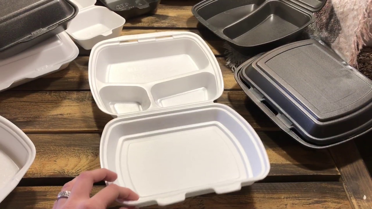 Обзор: Одноразовые ланч-боксы из вспененного полистирола