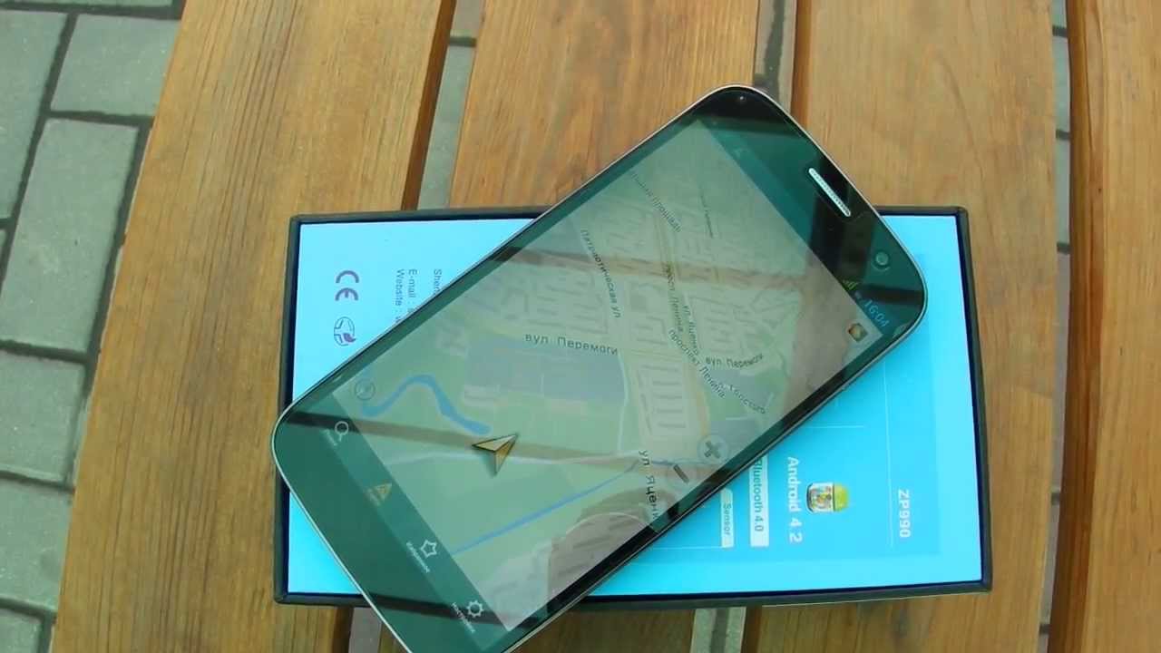 Проверка работы GPS ZOPO ZP990 Captain S (холодный старт)