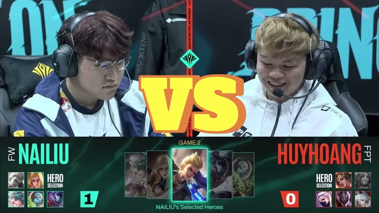 [ĐẠI CHIẾN 1V1 AIC 2024] - NAILIU vs HUYHOANG TỨ KẾT VÁN 3 - CÔNG NGHỆ VAR VÀO CUỘC