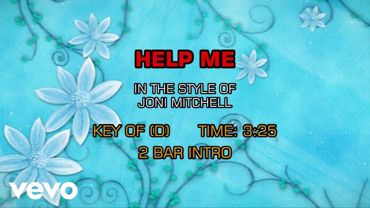 Joni Mitchell - Help Me (Karaoke)
