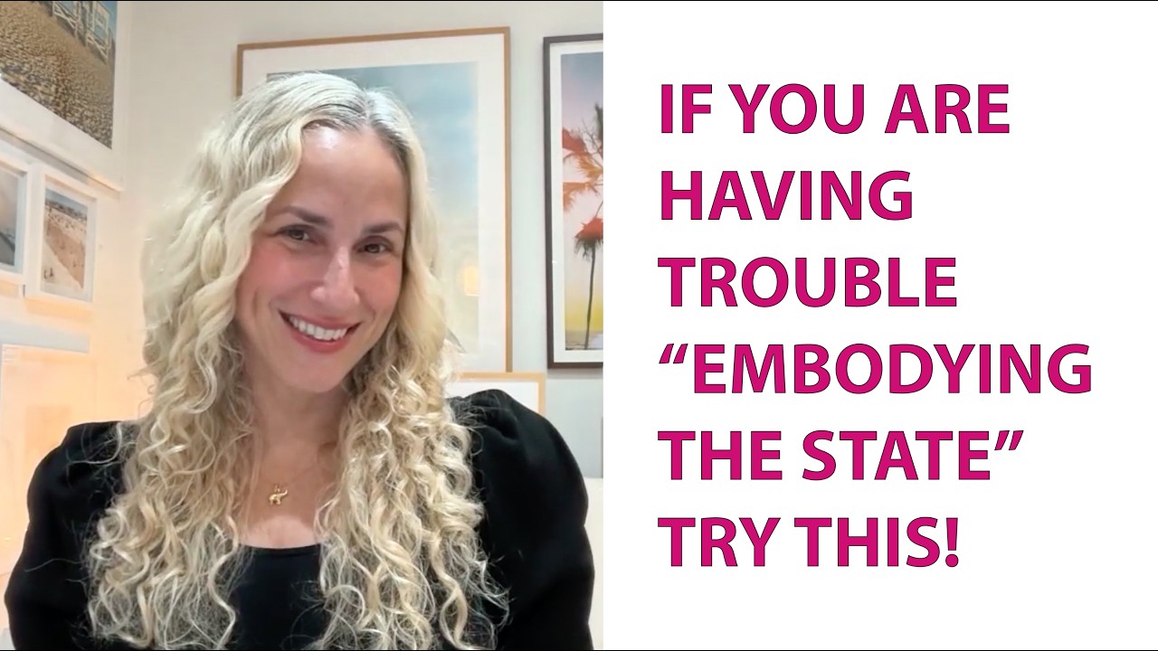 I embodied the state through a dream... and again while telling the story in this video!