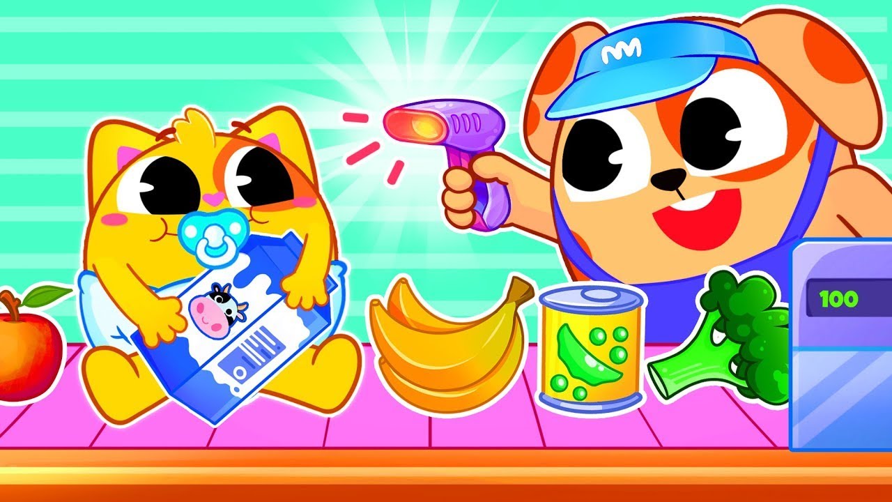 Grocery Store Dash for Kids | Funny Songs For Baby & Nursery Rhymes | Toddler Zoo Yay
