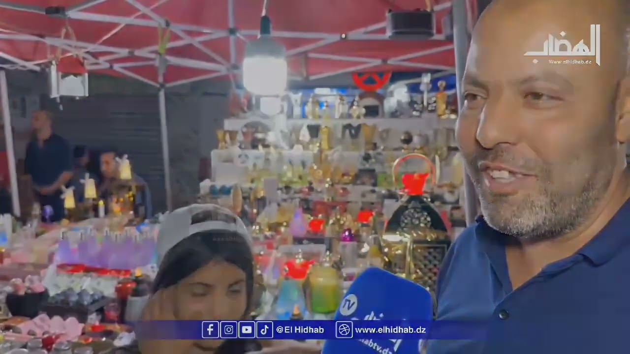 #سطيف ...كارطي الحواتة بوسط المدينة يشهد حركية تجارية مميزة احتفاء بالمولد النبوي الشريف