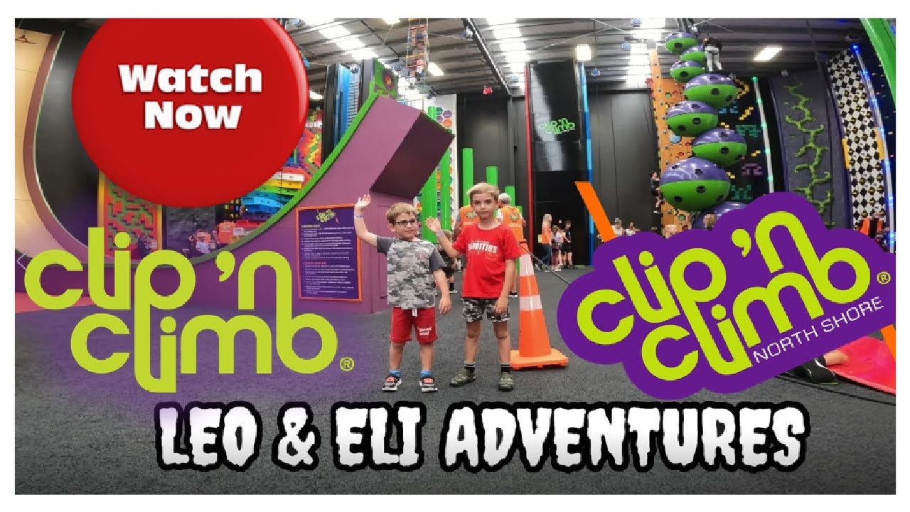 Clip n Climb indoor wall climbing playground for kids