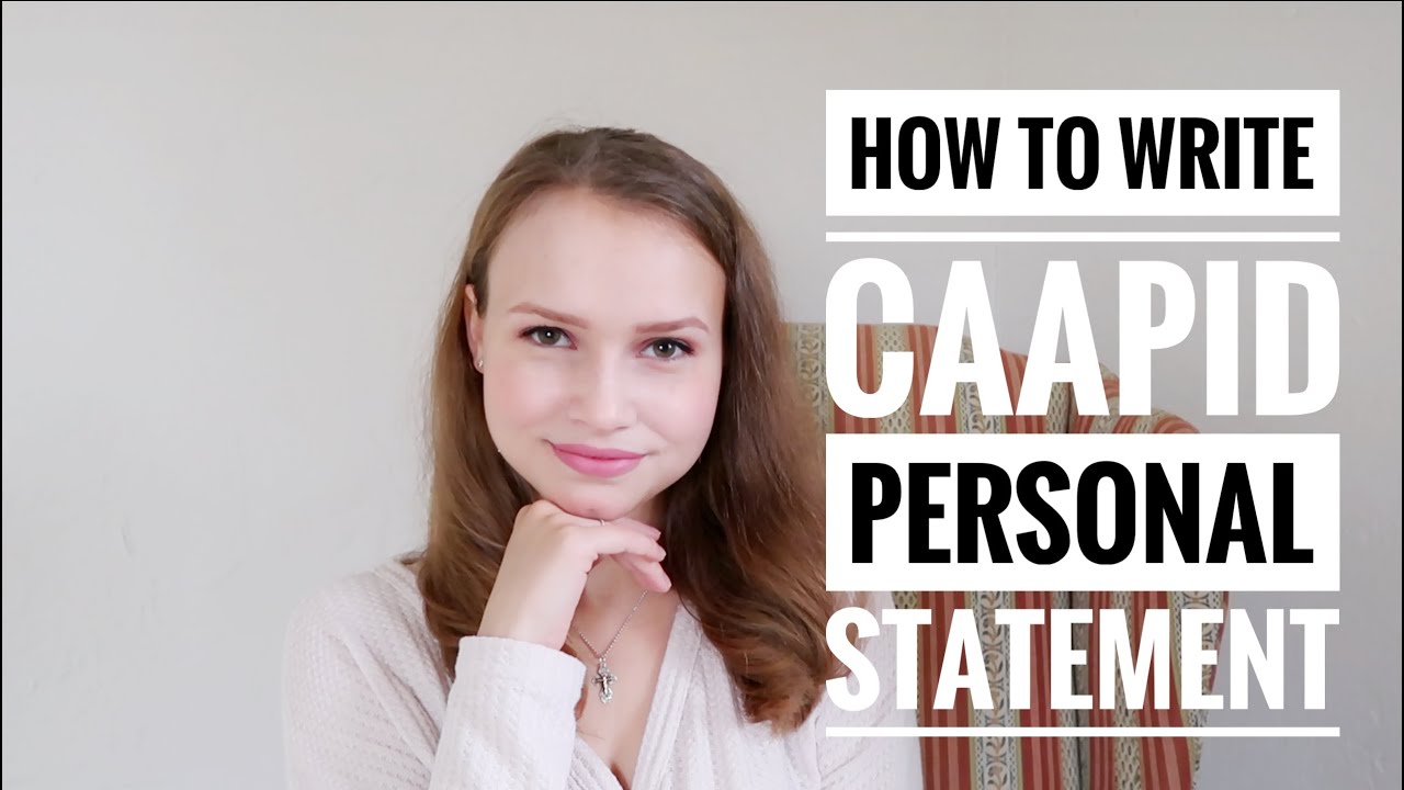 How to write a personal statement for CAAPID || Foreign Trained Dentist