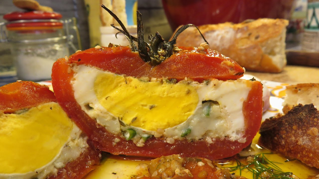 Mes TOMATES COCOTTE estivale façon Mère Mitraille, fraîche et savoureuse entrée - Gourmandises TV