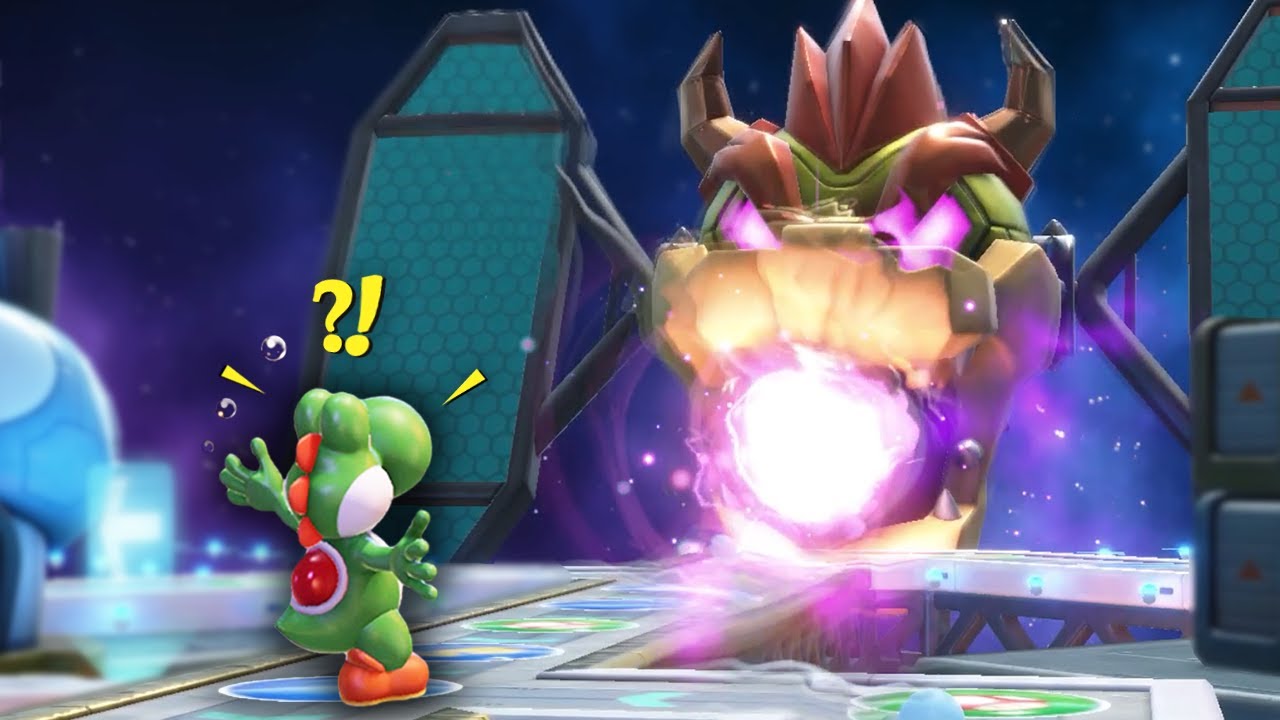 If BOWSER fires his LASER the video ENDS!