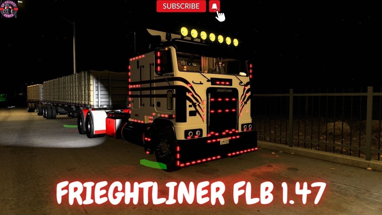 AMERICAN TRUCK SIMULATOR - GAMEPLAY - FRIEGHTLINER FLB 1.47