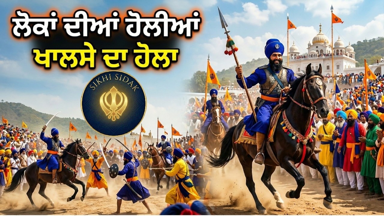 Loka Diya Holiya Te Khalse Da Hola | Holla Mohalla Anandpur sahib | Sikhi Sidak