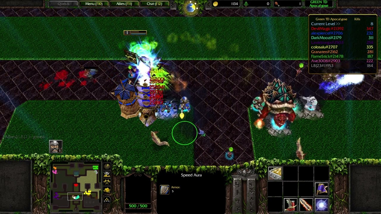 Warcraft 3 Reforged - Green TD Apocalypse completed