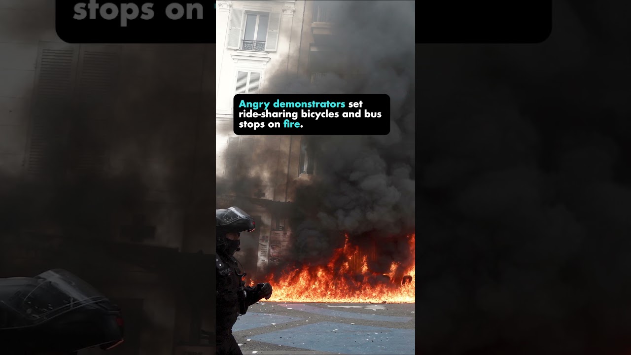 Paris on fire as protesters clash with police