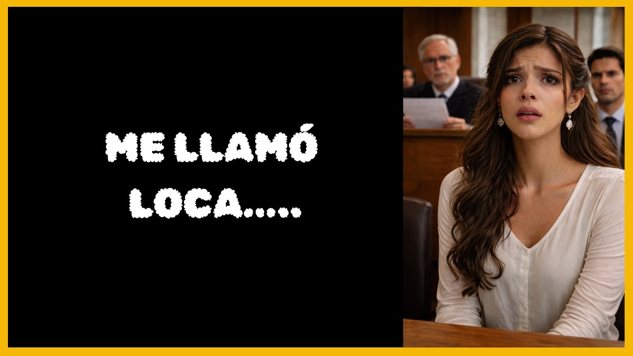 En el tribunal mi esposo dijo “estás loca” — el juez leyó el documento final...