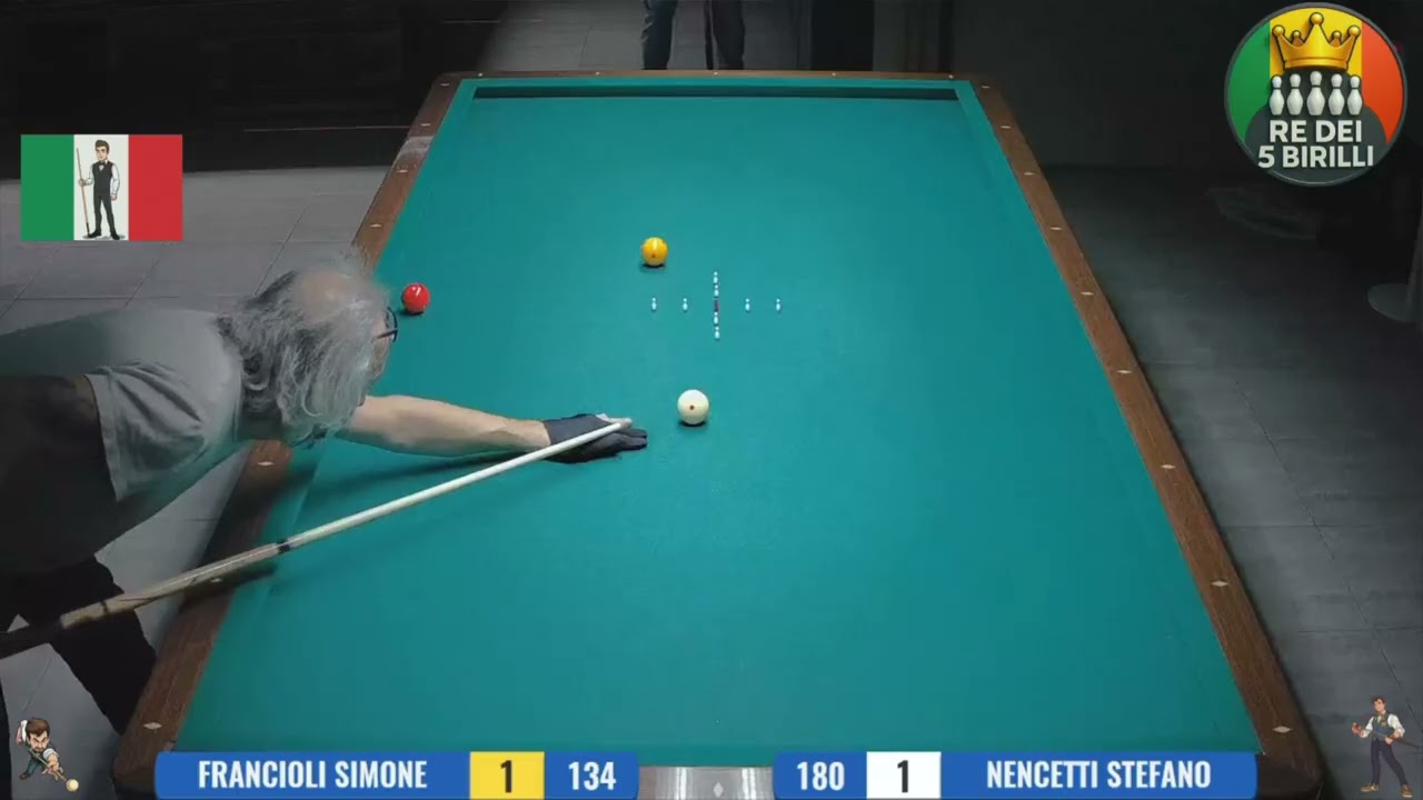 🎱 Francioli Simone vs Nencetti Stefano – Parte 2 | Ritmo crescente 🔥