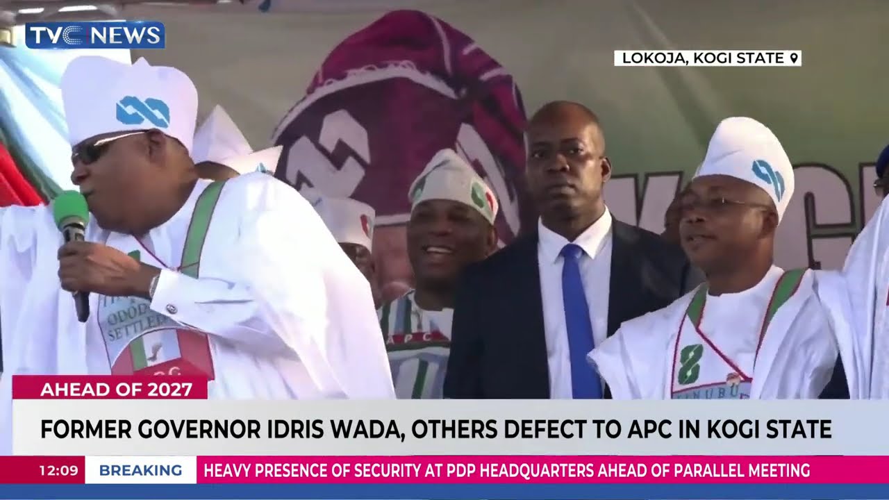 Former Governor Idris Wada, Others Defect To APC In Kogi State