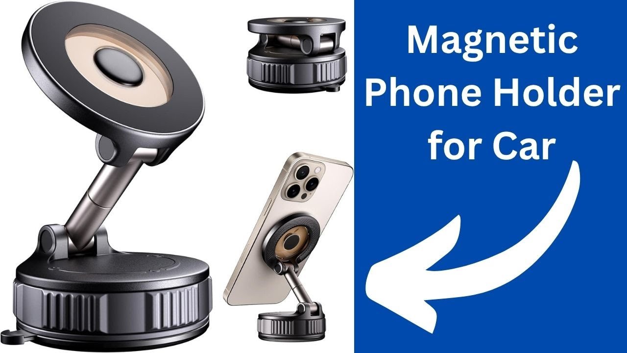 Magnetic Phone Holder for Car – 120 LB Suction + 2800gf MagSafe Car Mount Review car phone mount