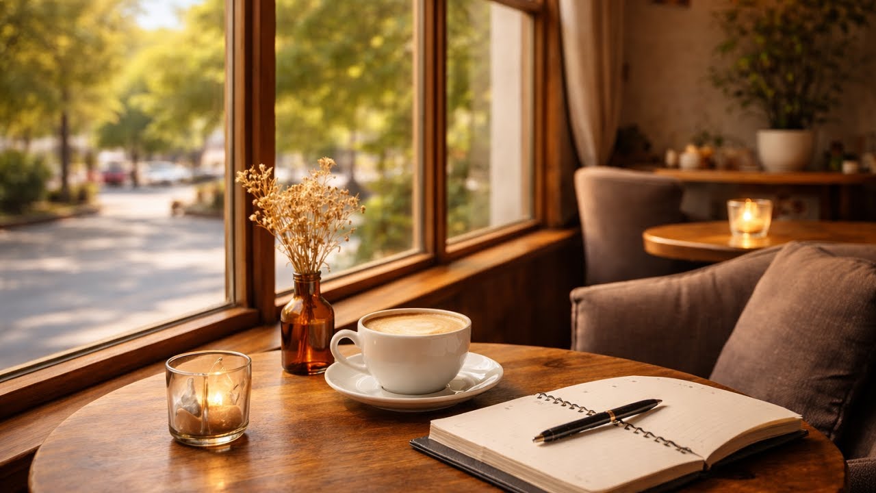 Indoor Cafe Background Music ☕ Warm & Calm Indoor Ambience for Focus