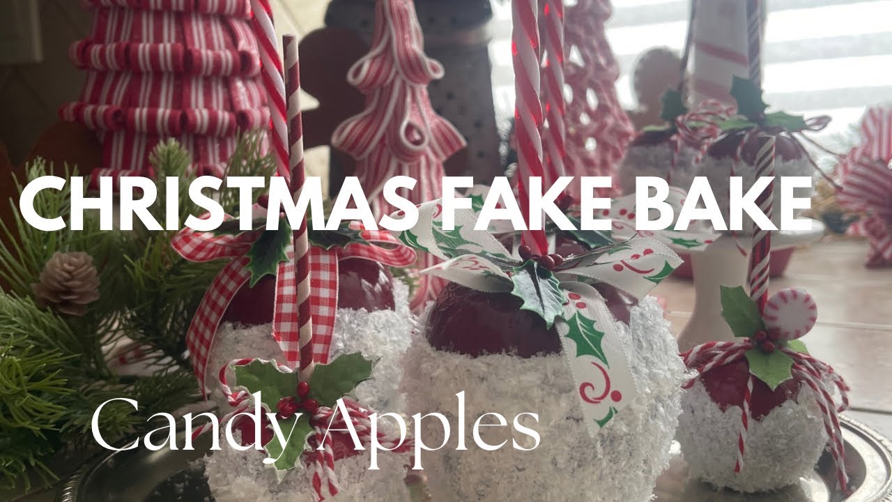 Fake Bake DIY Series #1🌹Adorable Candy Apples