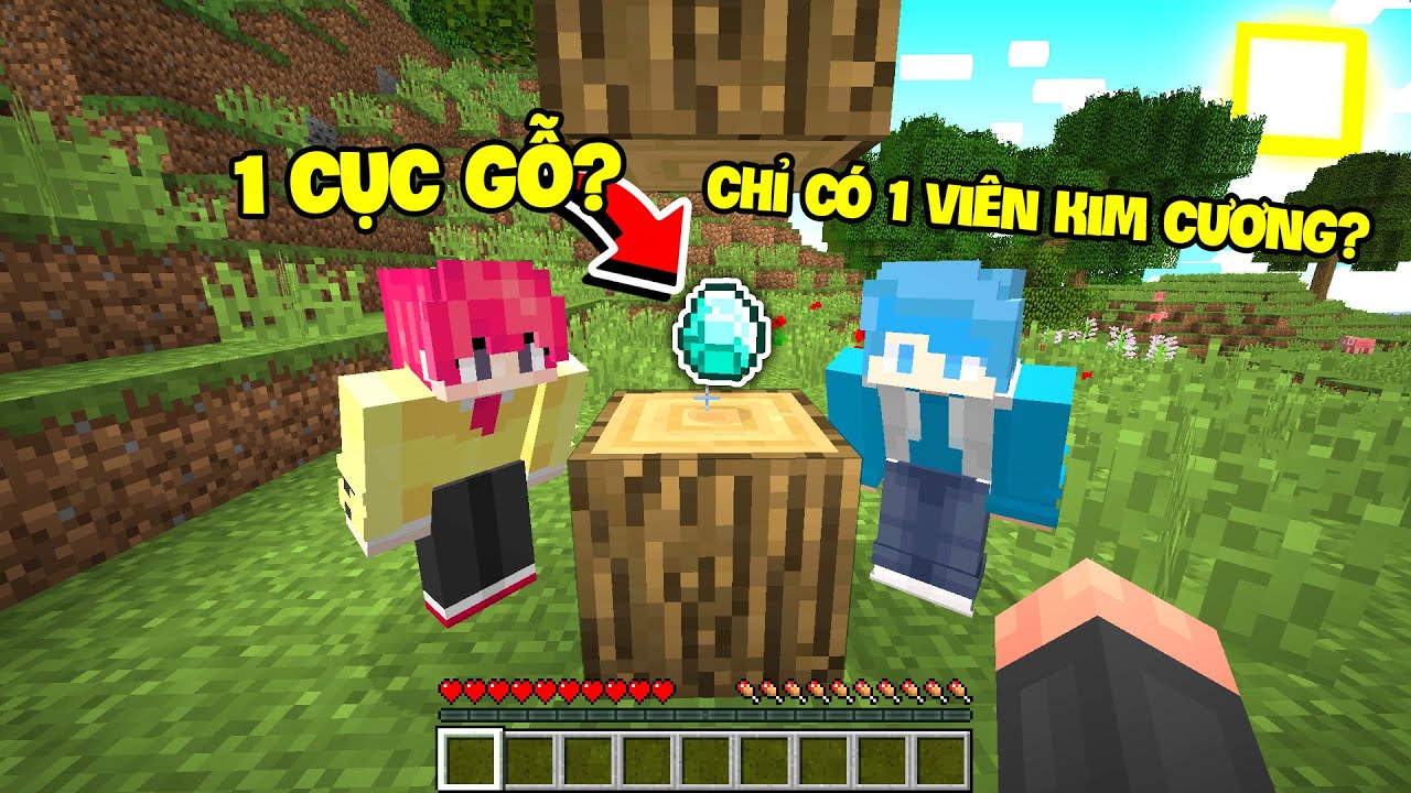 Zeros Minecraft Thử Thách Đập 1 Block Ra 1 Vật Phẩm Ngẫu Nhiên (siêu khó)