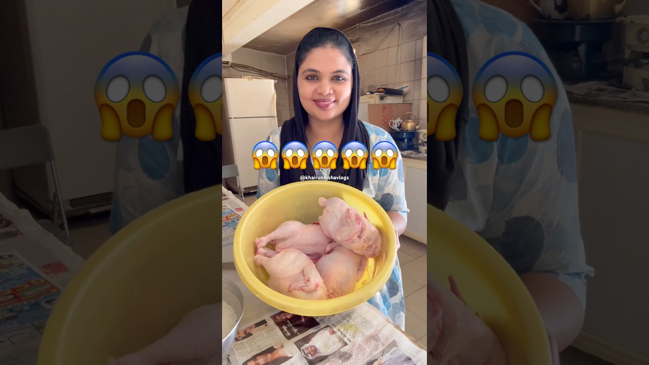 chicken kabsa recipe Kuwait food 😱#khairunnishavlogs #lunchrecipes#kuwaitvlogs #food #biryani#lunch