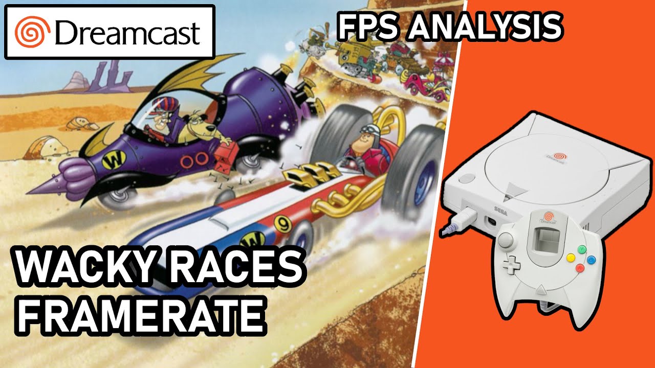 Wacky Races  |  Dreamcast  |  Frame Rate Test