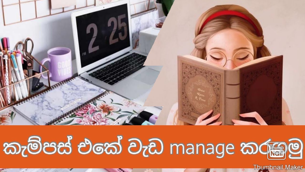 කැම්පස් එකේ වැඩ manage කරමු 😍| How to manage campus studies & Study organization & tips