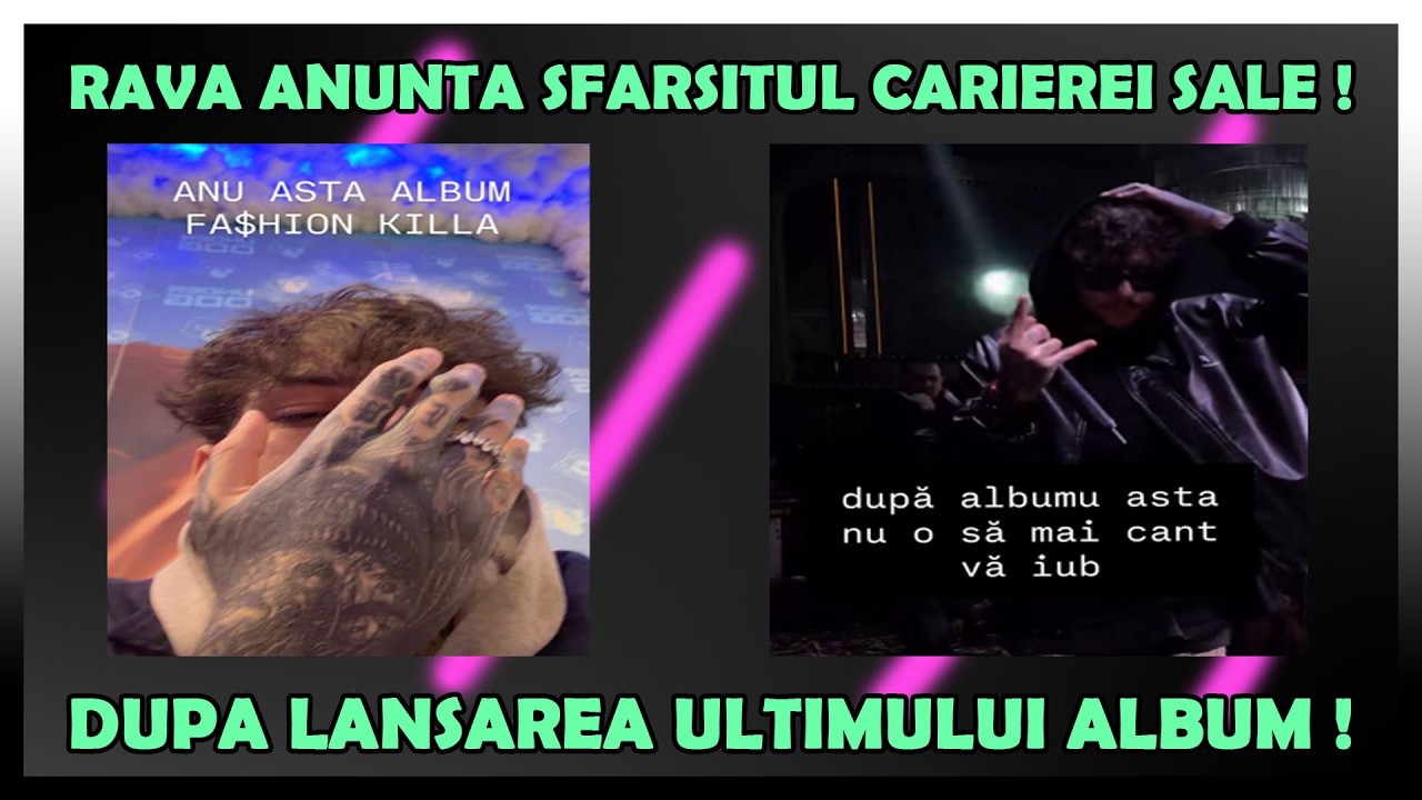 RAVA explica DE CE se LASA de MUZICA + ANUNTA ULTIMUL ALBUM al SAU ! TopTrap News