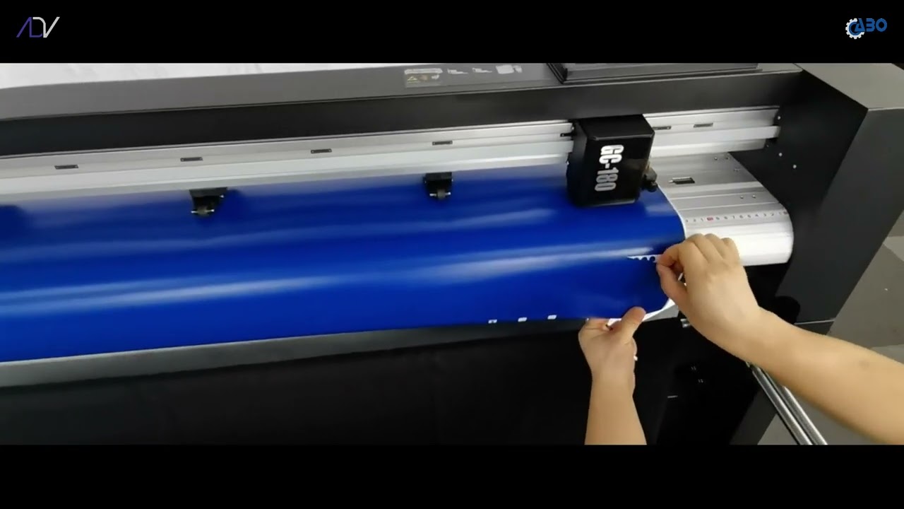 Профессиональные режущие плоттеры с рулонной подачей серии GR8000 GC8000 cutting plotter vid 11