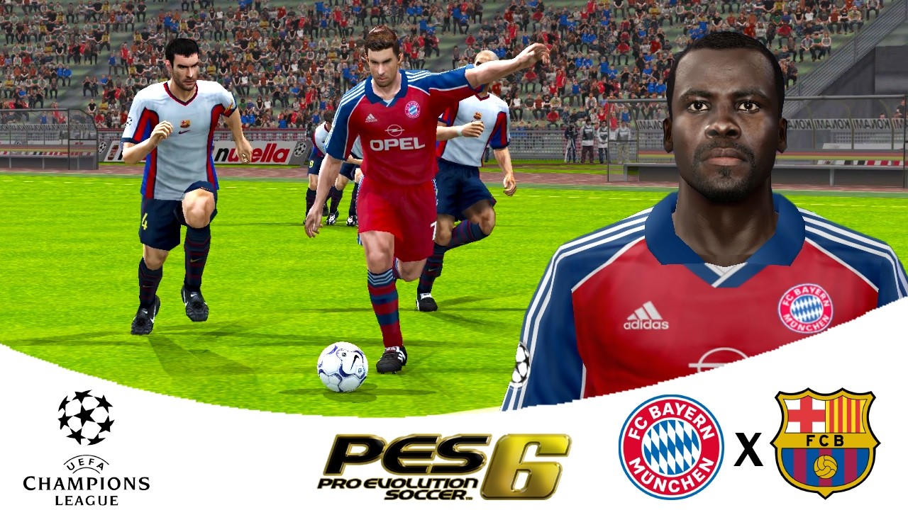 🏆⚽️🎮 Бавария Мюнхен x Барселона - Полуфинал Лиги чемпионов 1999-00 - Pro Evolution Soccer 6