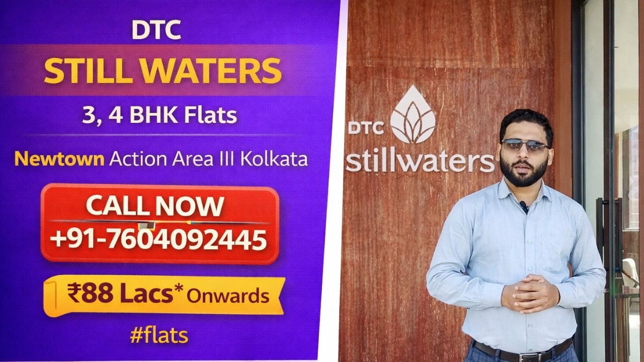DTC Still Waters | Квартиры 3, 4 спальни, район Newtown Action Area III, Калькутта | ☎ +91-760409...