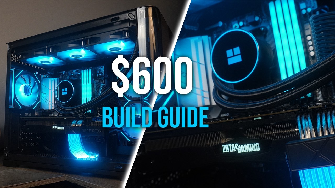 Сборка эстетичного игрового ПК с RGB-подсветкой менее чем за 600 долларов! (легко)