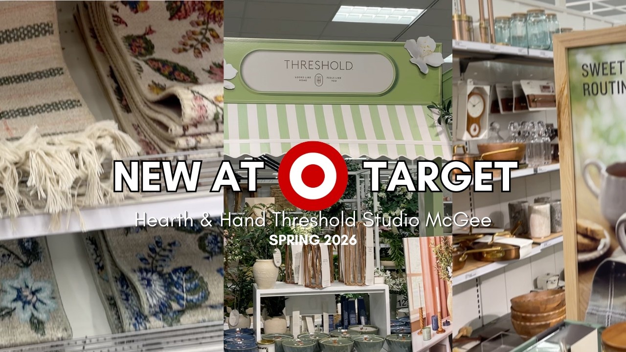 New at Target Threshold Studio McGee Heart & Hand  | Spring 2026 🎯