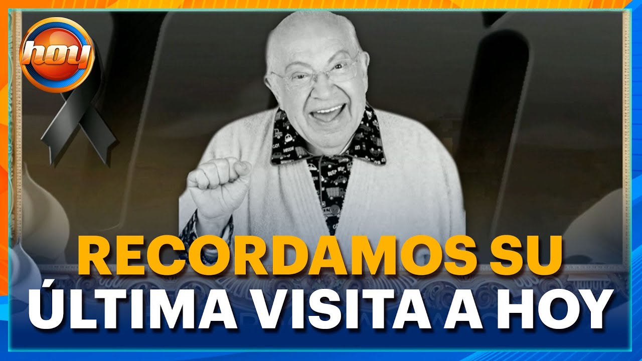Jorge Ortiz de Pinedo y elenco de 'Una Familia de Diez' DESPIDEN a Eduardo Manzano (Q.E.P.D.) | Hoy