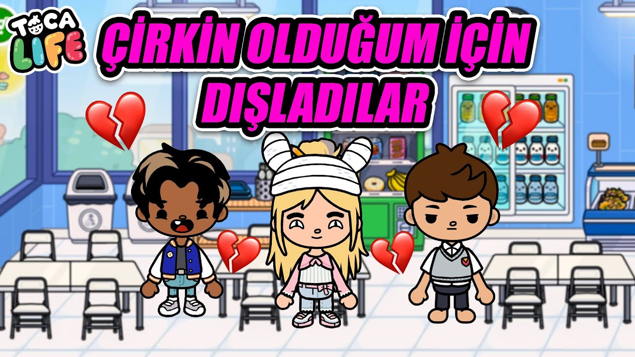 ÇİRKİN OLDUĞUM İÇİN HERKES BENİ DIŞLADI 😱💔 | toca boca dizi Toca Life NazanNur #tocaboca