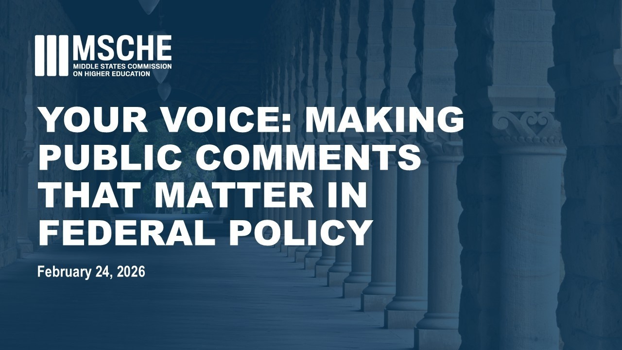 Your Voice Making Public Comments that Matter in Federal Policy (February 24, 2026)