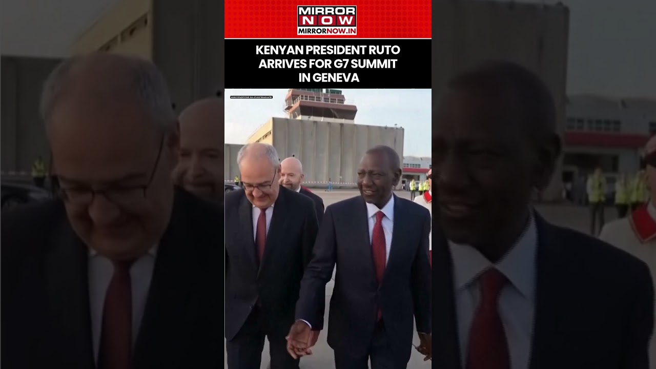 G7 Summit 2026: Kenyan President Ruto Arrives In Geneva Amid Push For Africa Investment #shorts