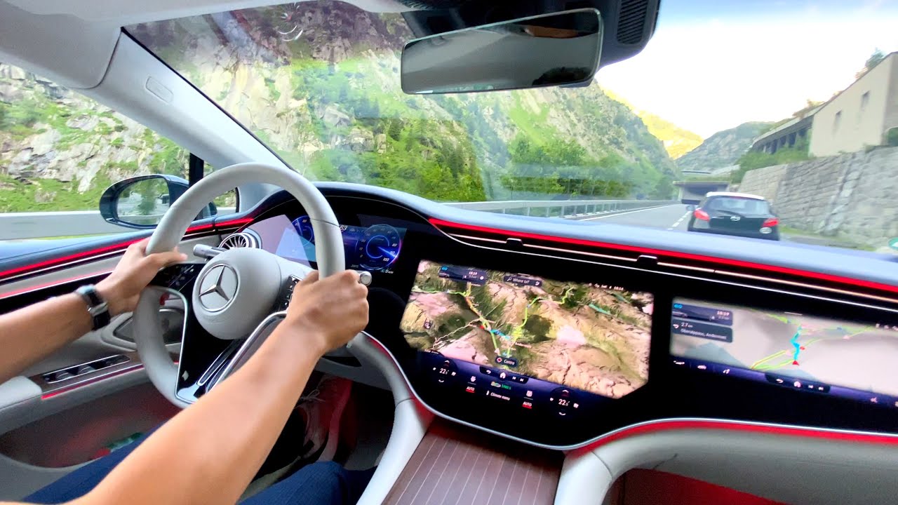 2022 Mercedes EQS 580 | Road Trip Drive AMG FULL Review Interior Exterior