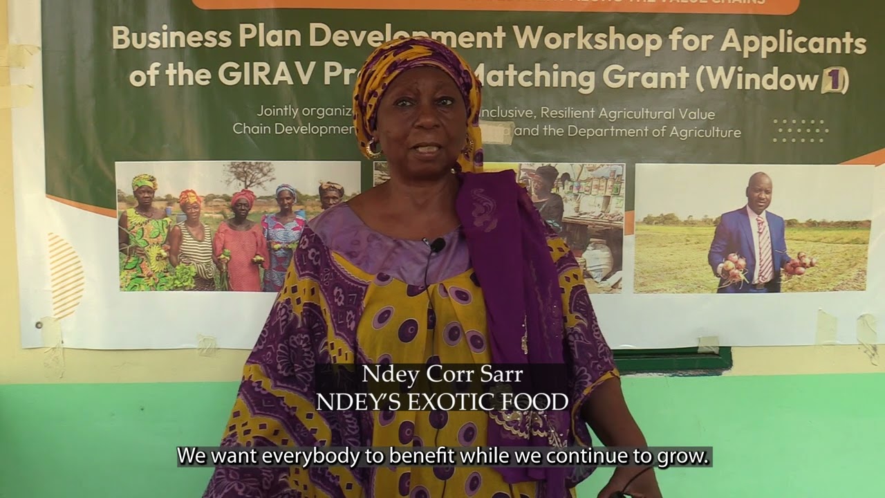 GIRAV MATCHING GRANT WINDOW 1 APPLICANTS