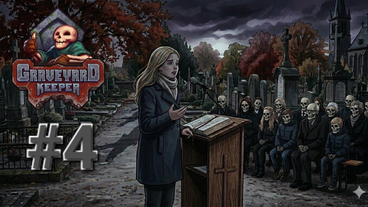 Graveyard keeper Part 4💀🌸 Meine erste richtige Predigt!!