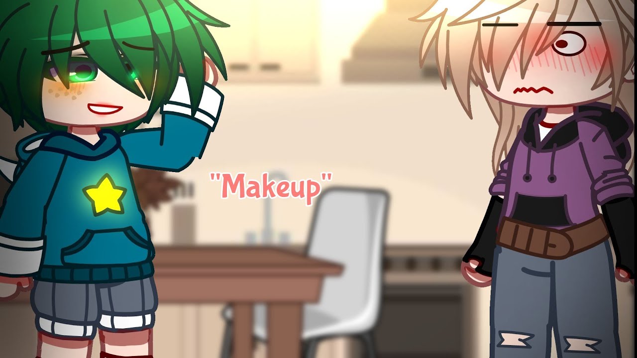 Makeup 😳 // bakudeku // deku wears makeup!?